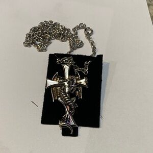 Silver Viking Cross Necklace